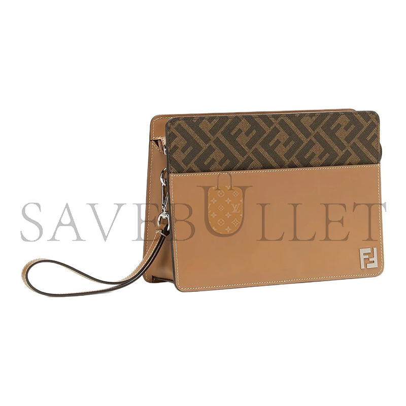 FENDI FF MEN'S NATURAL BAGS 7N0145AFF2F1M6E (24*17*6cm) 